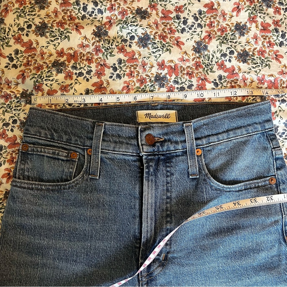 Madewell The Perfect Vintage Straight Leg Jean Size 26 - Picture 6 of 8